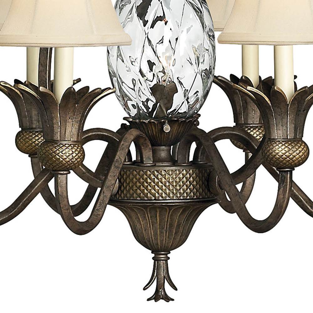 Hinkley Lighting 4886PZ Pearl Bronze Large Single Tier Image 3