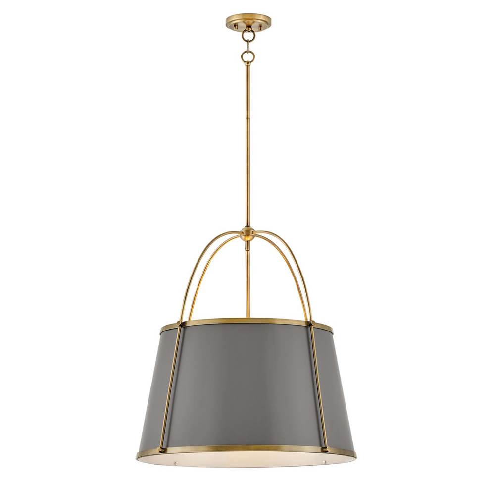 Hinkley Lighting 4895LDB Lacquered Dark Brass Large Pendant Image 1