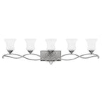 Hinkley Lighting 5005AN Antique Nickel Five Light Vanity Image 1