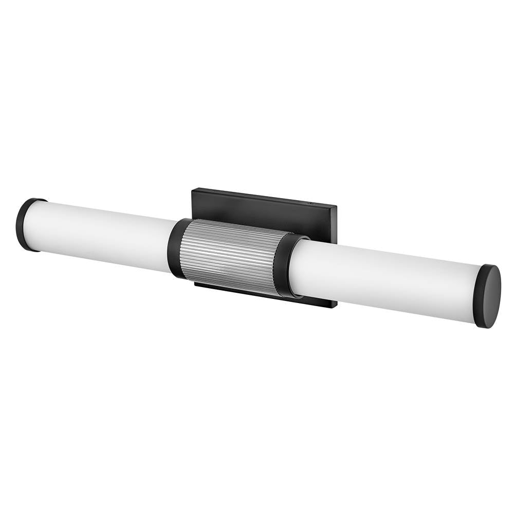 Hinkley Lighting 50062BK-CM Black,Chrome Medium Led Vanity Image 8