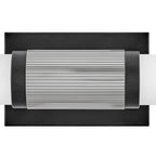 Hinkley Lighting 50063BK-CM Black,Chrome Large Led Vanity Image 5