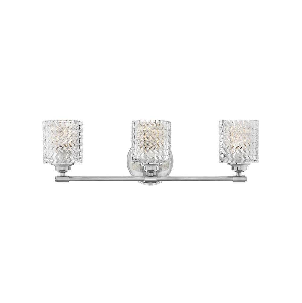 Hinkley Lighting 5043CM Chrome Three Light Vanity Image 1