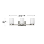 Hinkley Lighting Miley Three Light Vanity