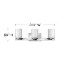 Hinkley Lighting Miley Three Light Vanity