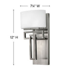 Hinkley Lighting Lanza Single Light Vanity
