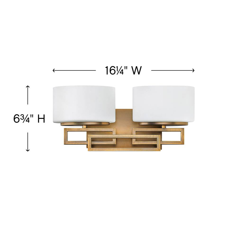 Hinkley Lighting Lanza Two Light Vanity