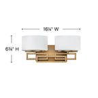 Hinkley Lighting Lanza Two Light Vanity