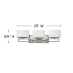 Hinkley Lighting Lanza Three Light Vanity