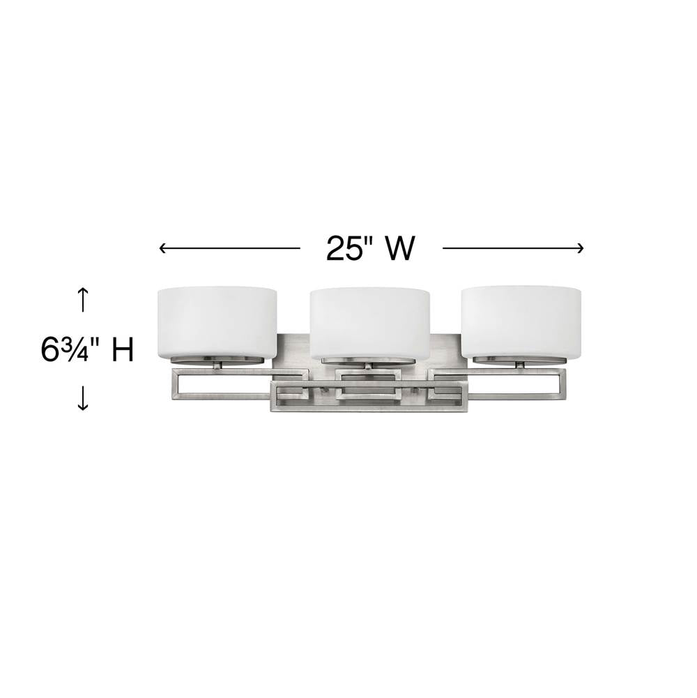 Hinkley Lighting Lanza Three Light Vanity
