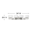 Hinkley Lighting Lanza Four Light Vanity