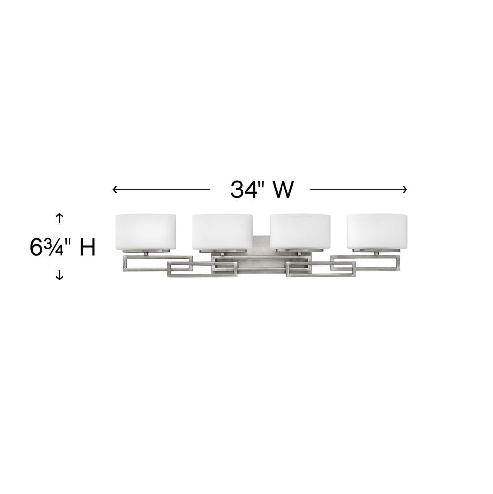 Hinkley Lighting Lanza Four Light Vanity