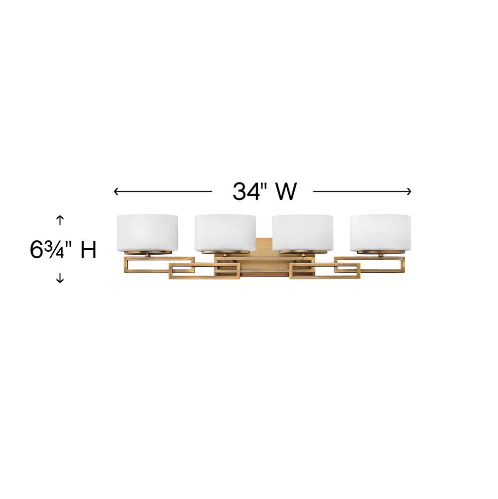 Hinkley Lighting Lanza Four Light Vanity