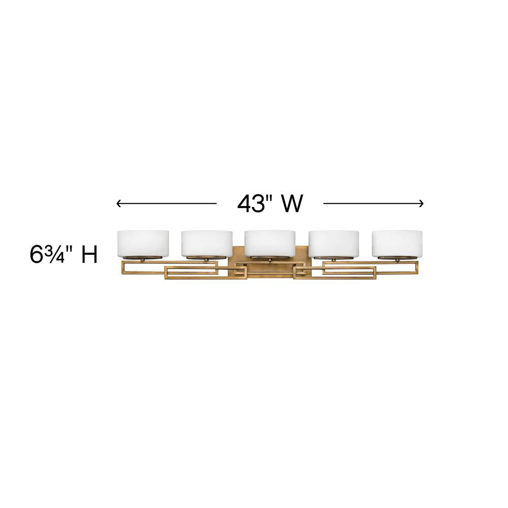 Hinkley Lighting Lanza Five Light Vanity