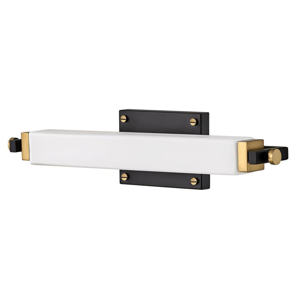Hinkley Lighting 51090BK-HB Black,Heritage Brass Small Led Sconce Image 4