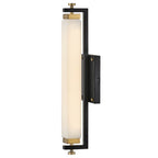 Hinkley Lighting 51090BK-HB Black,Heritage Brass Small Led Sconce Image 2