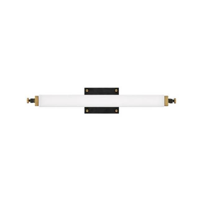Hinkley Lighting 51092BK-HB Black,Heritage Brass Medium Led Sconce Image 6