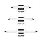 Hinkley Lighting 51092BK-HB Black,Heritage Brass Medium Led Sconce Image 5