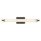 Hinkley Lighting 51092BK-HB Black,Heritage Brass Medium Led Sconce Image 3