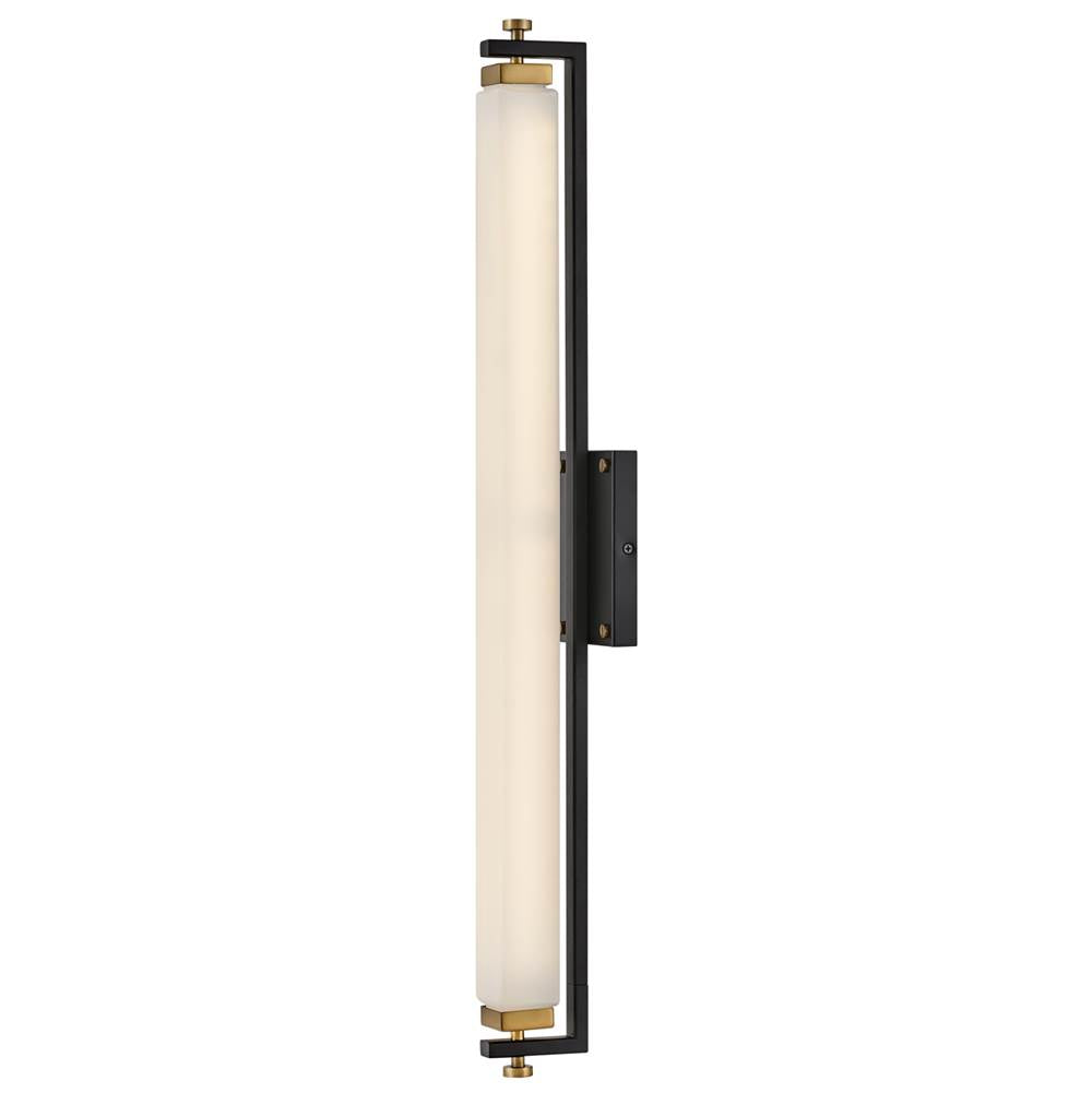 Hinkley Lighting 51093BK-HB Black,Heritage Brass Large Led Sconce Image 3