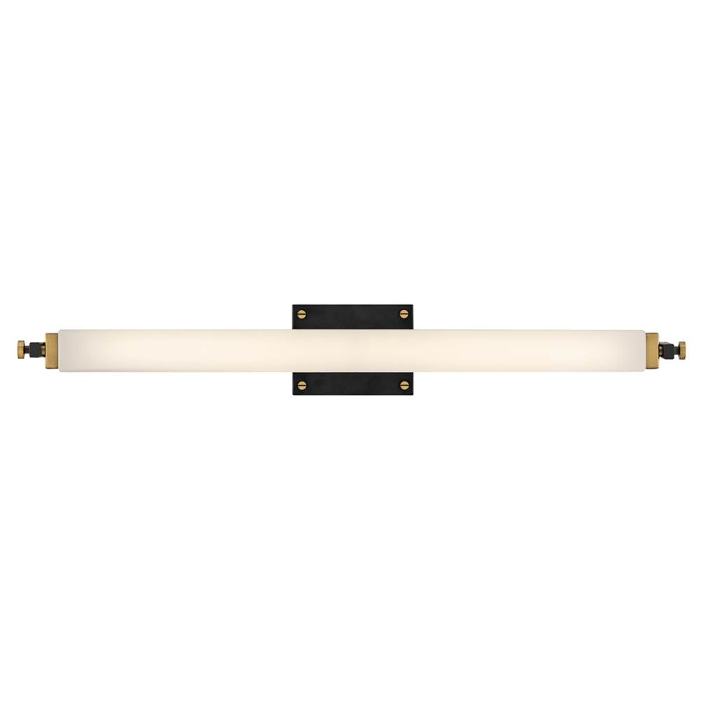 Hinkley Lighting 51093BK-HB Black,Heritage Brass Large Led Sconce Image 2