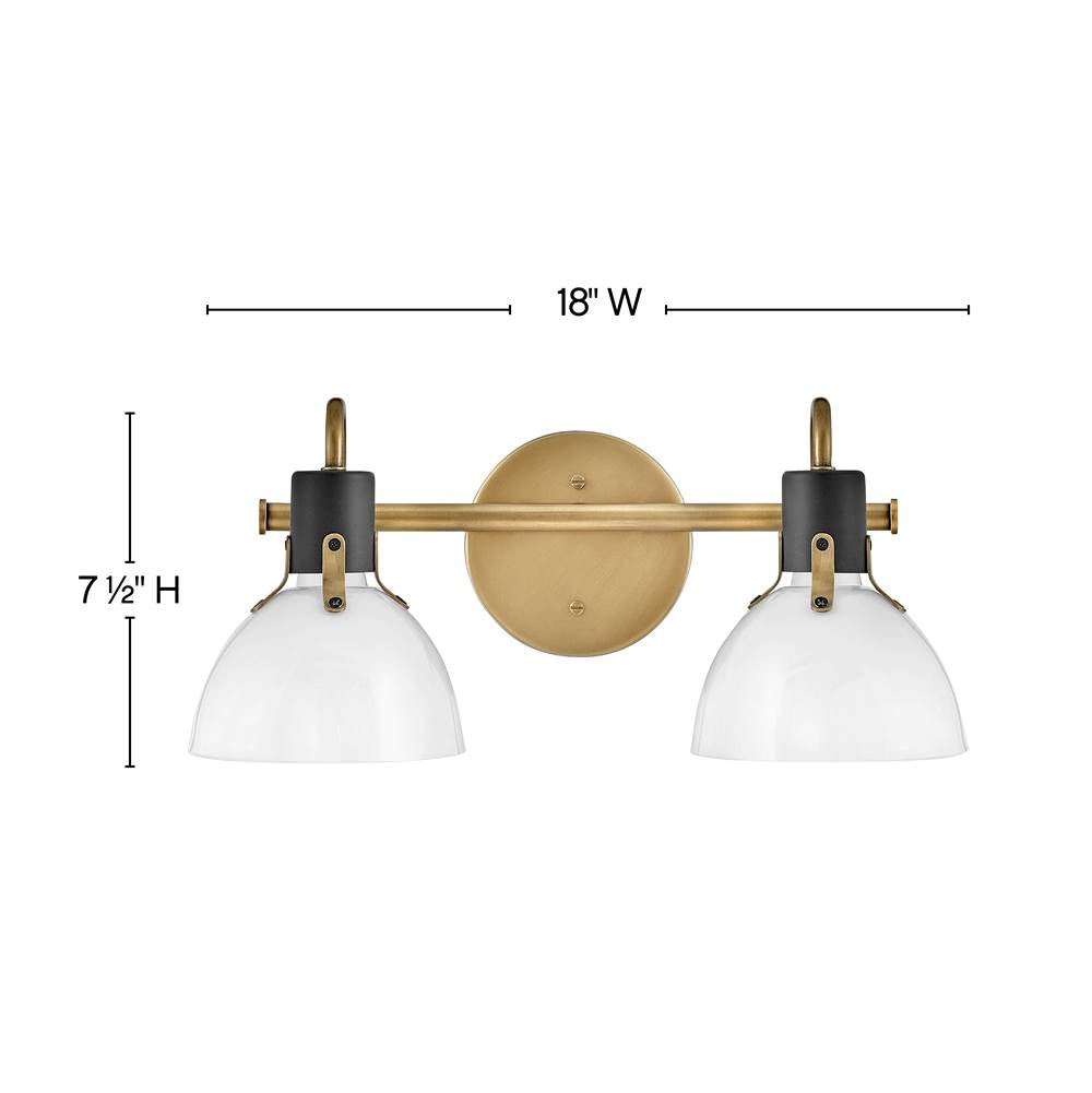 Hinkley Lighting Argo Two Light Vanity