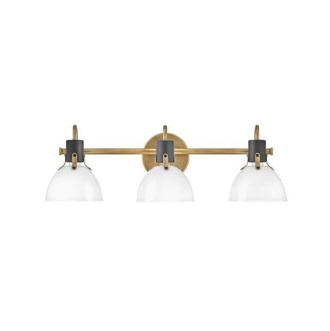 Hinkley Lighting 51113HB Heritage Brass Three Light Vanity Image 4