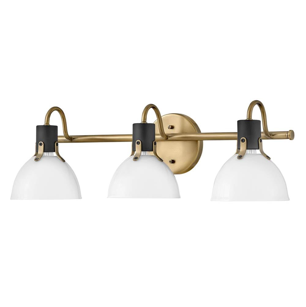 Hinkley Lighting 51113HB Heritage Brass Three Light Vanity Image 5