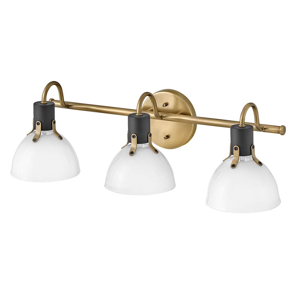 Hinkley Lighting 51113HB Heritage Brass Three Light Vanity Image 3