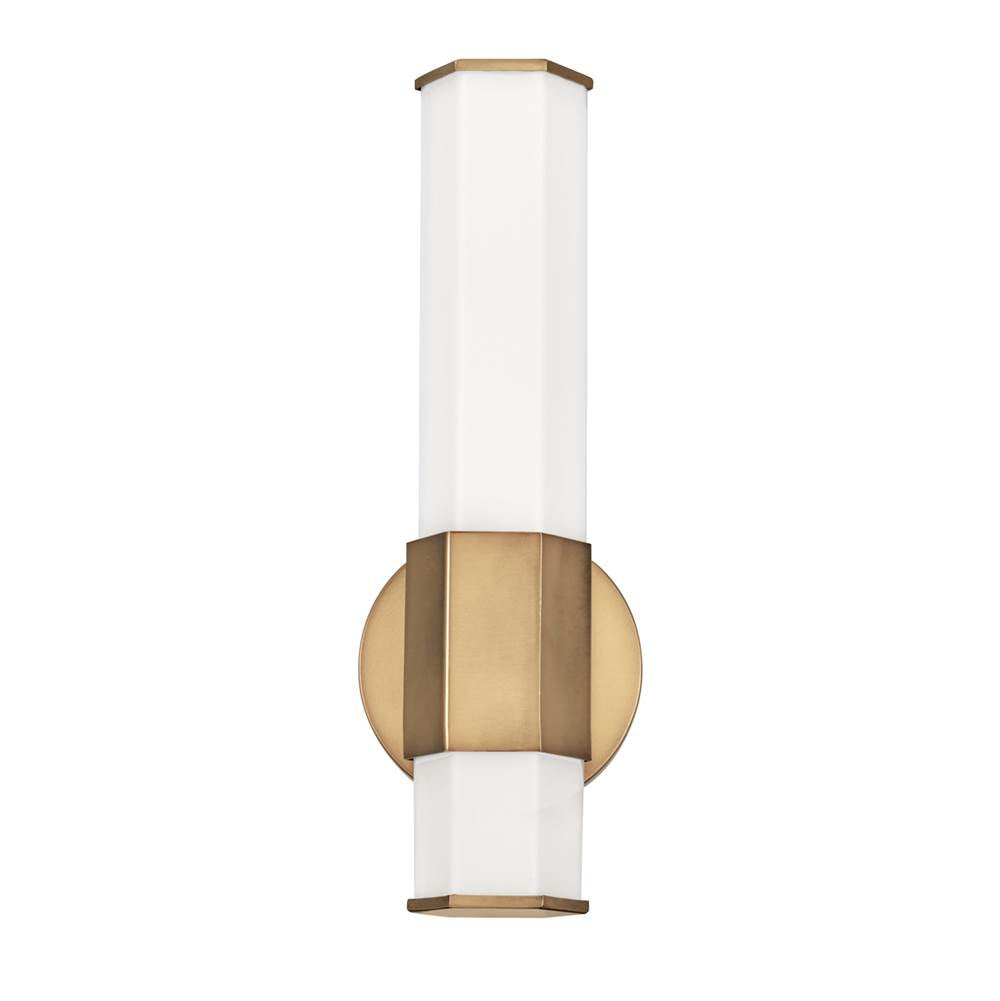 Hinkley Lighting 51150HB Heritage Brass Small Led Sconce Image 2