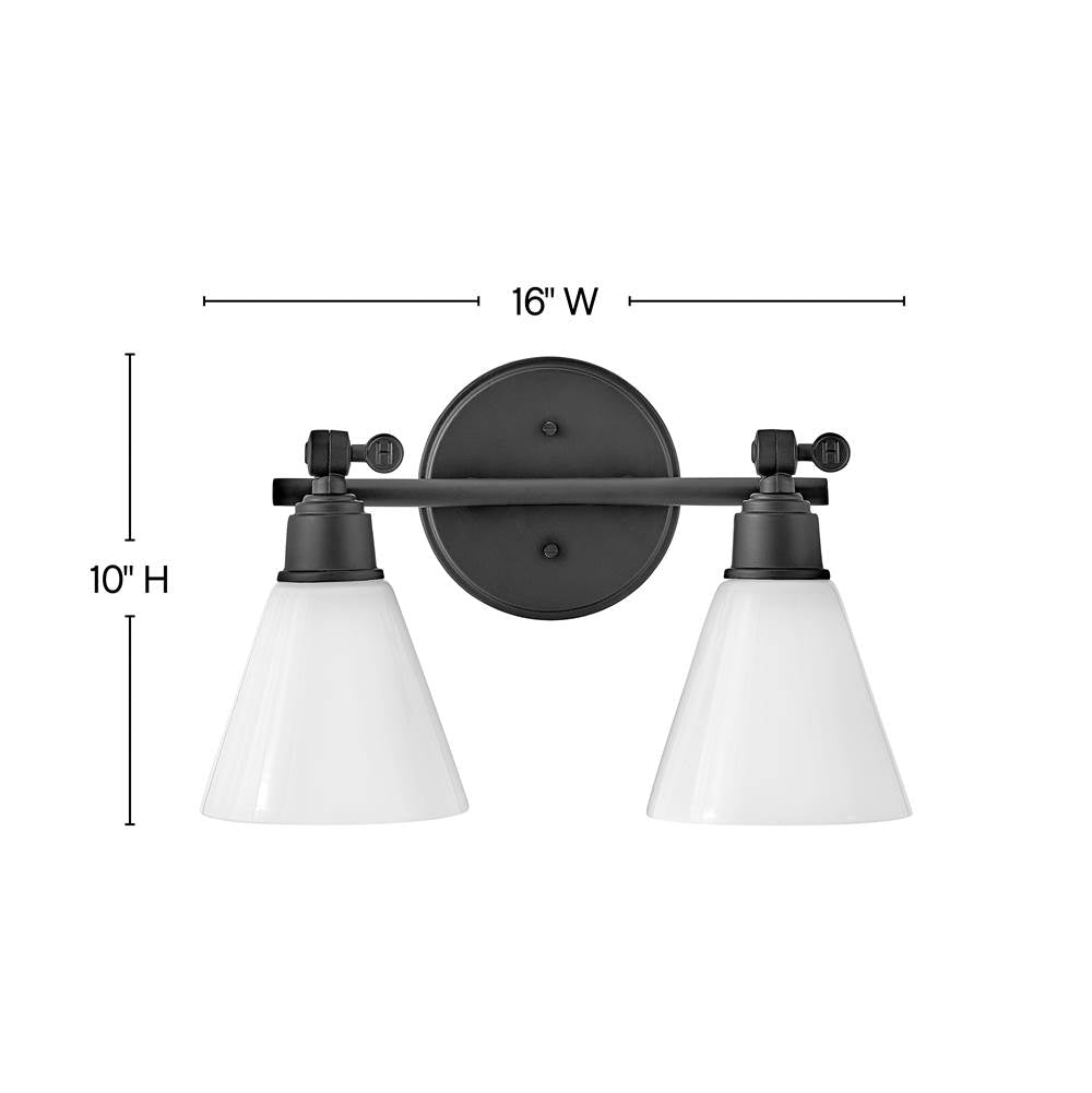 Hinkley Lighting Arti Two Light Vanity