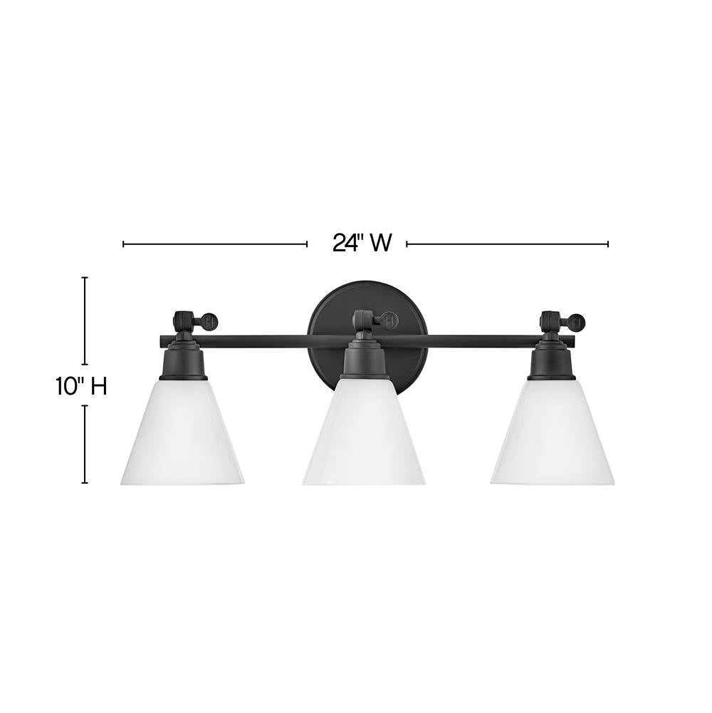 Hinkley Lighting Arti Three Light Vanity