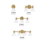 Hinkley Lighting 51183HB Heritage Brass Three Light Vanity Image 2