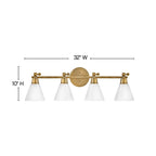 Hinkley Lighting Arti Four Light Vanity