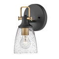 Hinkley Lighting 51270BK Black Single Light Vanity Image 1