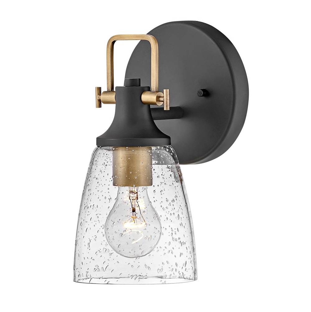 Hinkley Lighting 51270BK Black Single Light Vanity Image 1