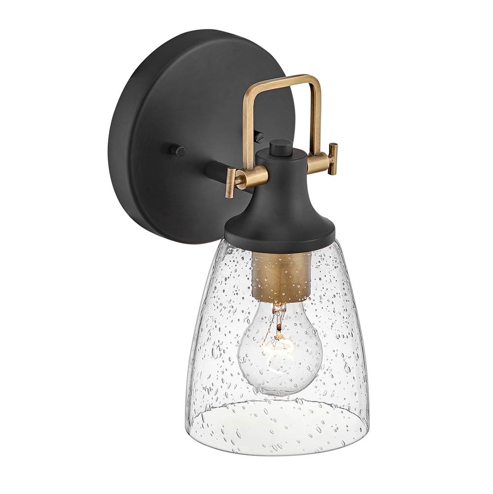 Hinkley Lighting 51270BK Black Single Light Vanity Image 3