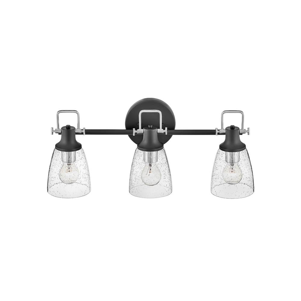 Hinkley Lighting 51273BK-CM Black Three Light Vanity Image 4