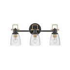 Hinkley Lighting 51273BK Black Three Light Vanity Image 1