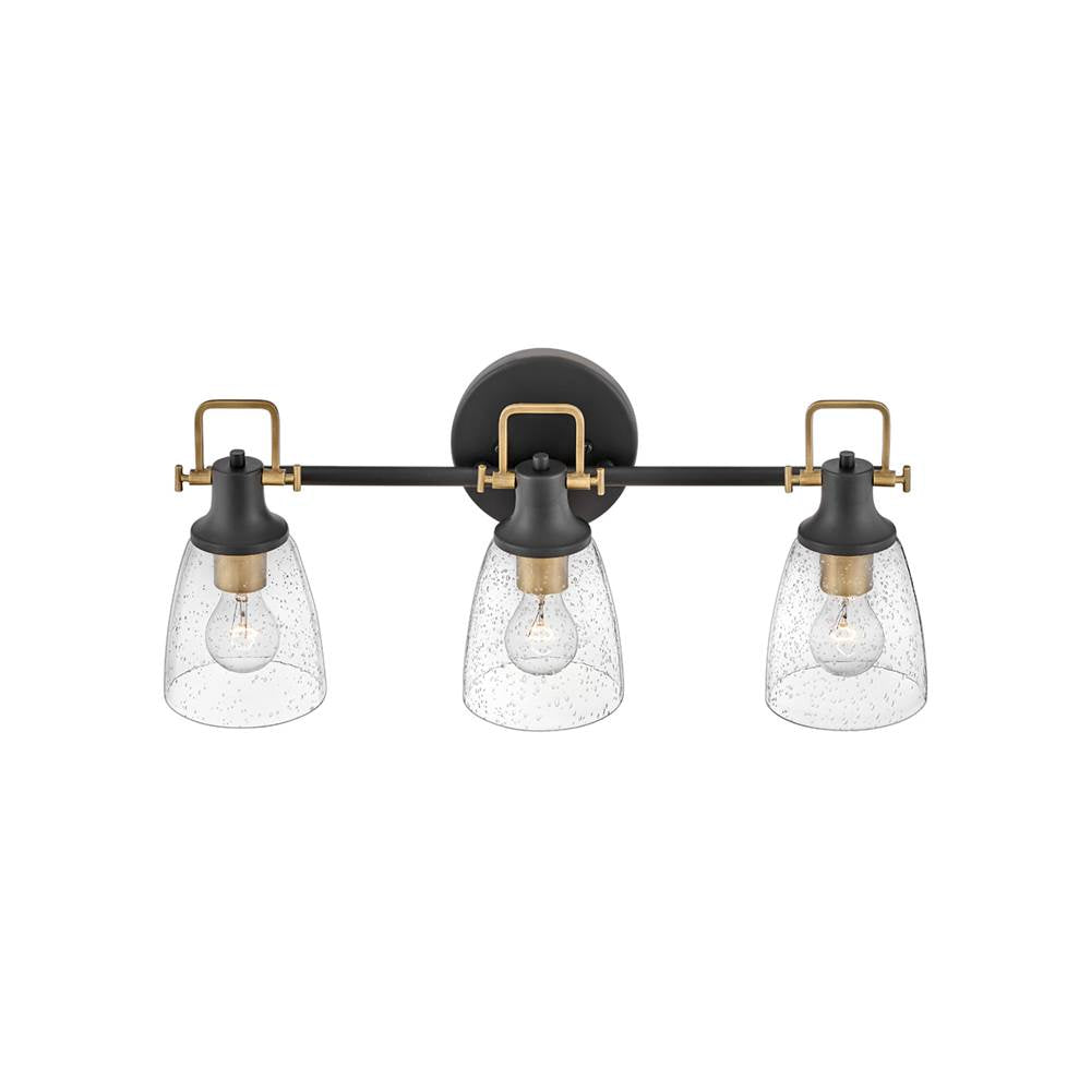 Hinkley Lighting 51273BK Black Three Light Vanity Image 4