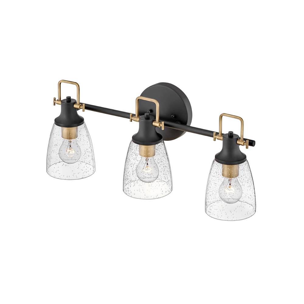 Hinkley Lighting 51273BK Black Three Light Vanity Image 3