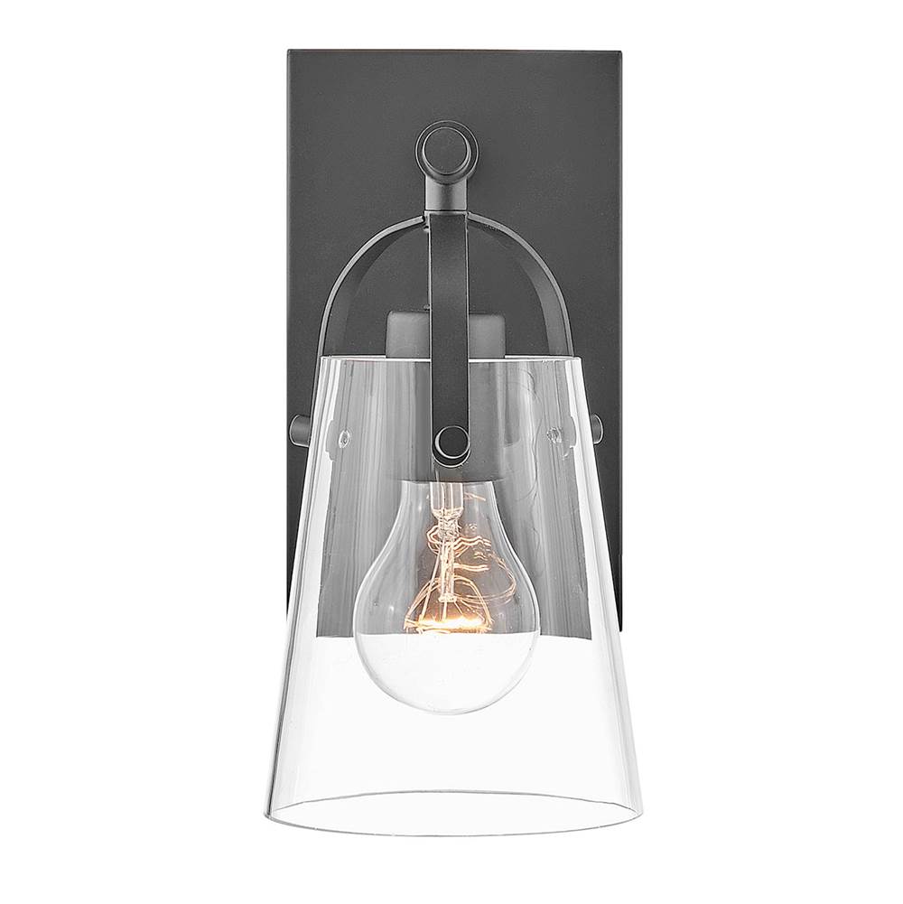 Hinkley Lighting 5130BK Black Single Light Vanity Image 1