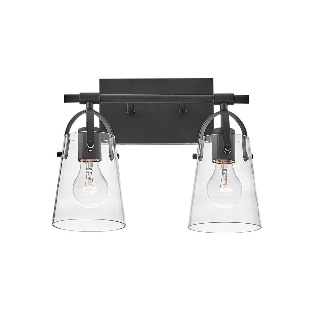 Hinkley Lighting 5132BK Black Two Light Vanity Image 5
