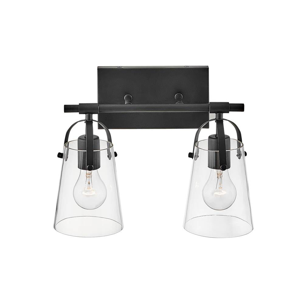 Hinkley Lighting 5132BK Black Two Light Vanity Image 4