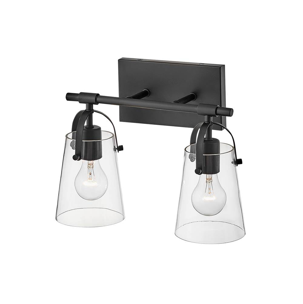 Hinkley Lighting 5132BK Black Two Light Vanity Image 3