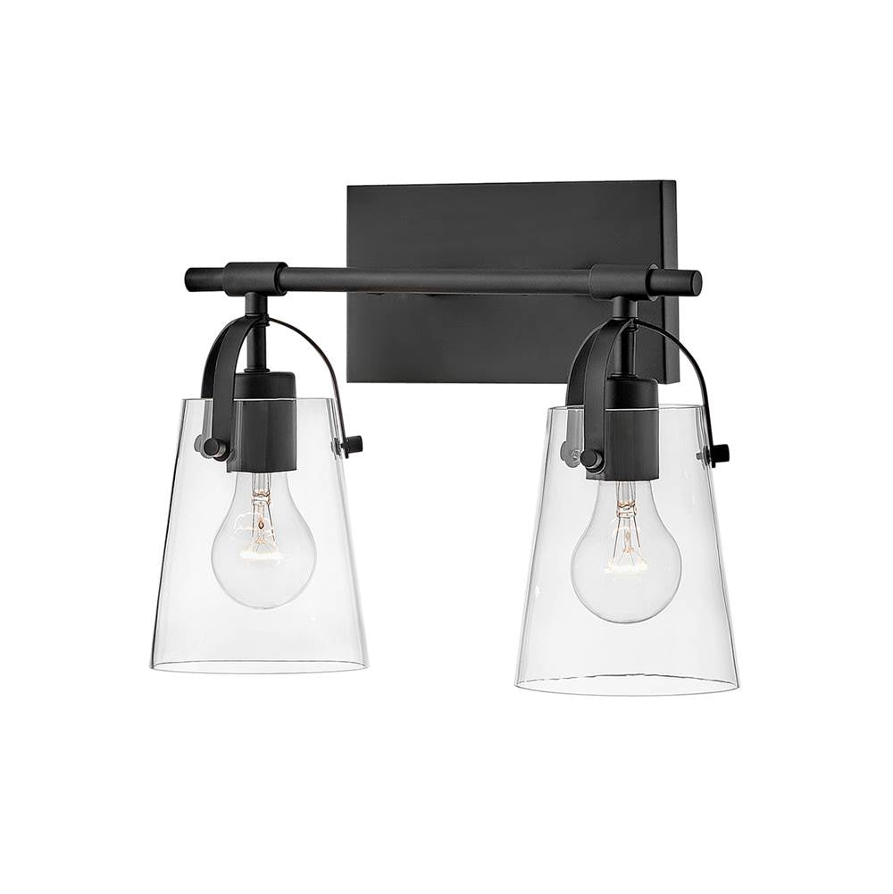 Hinkley Lighting 5132BK Black Two Light Vanity Image 2