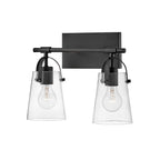 Hinkley Lighting 5132BK Black Two Light Vanity Image 2