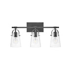 Hinkley Lighting 5133BK Black Three Light Vanity Image 1