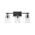 Hinkley Lighting 5133BK Black Three Light Vanity Image 5