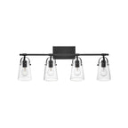 Hinkley Lighting 5134BK Black Four Light Vanity Image 5