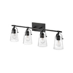 Hinkley Lighting 5134BK Black Four Light Vanity Image 4